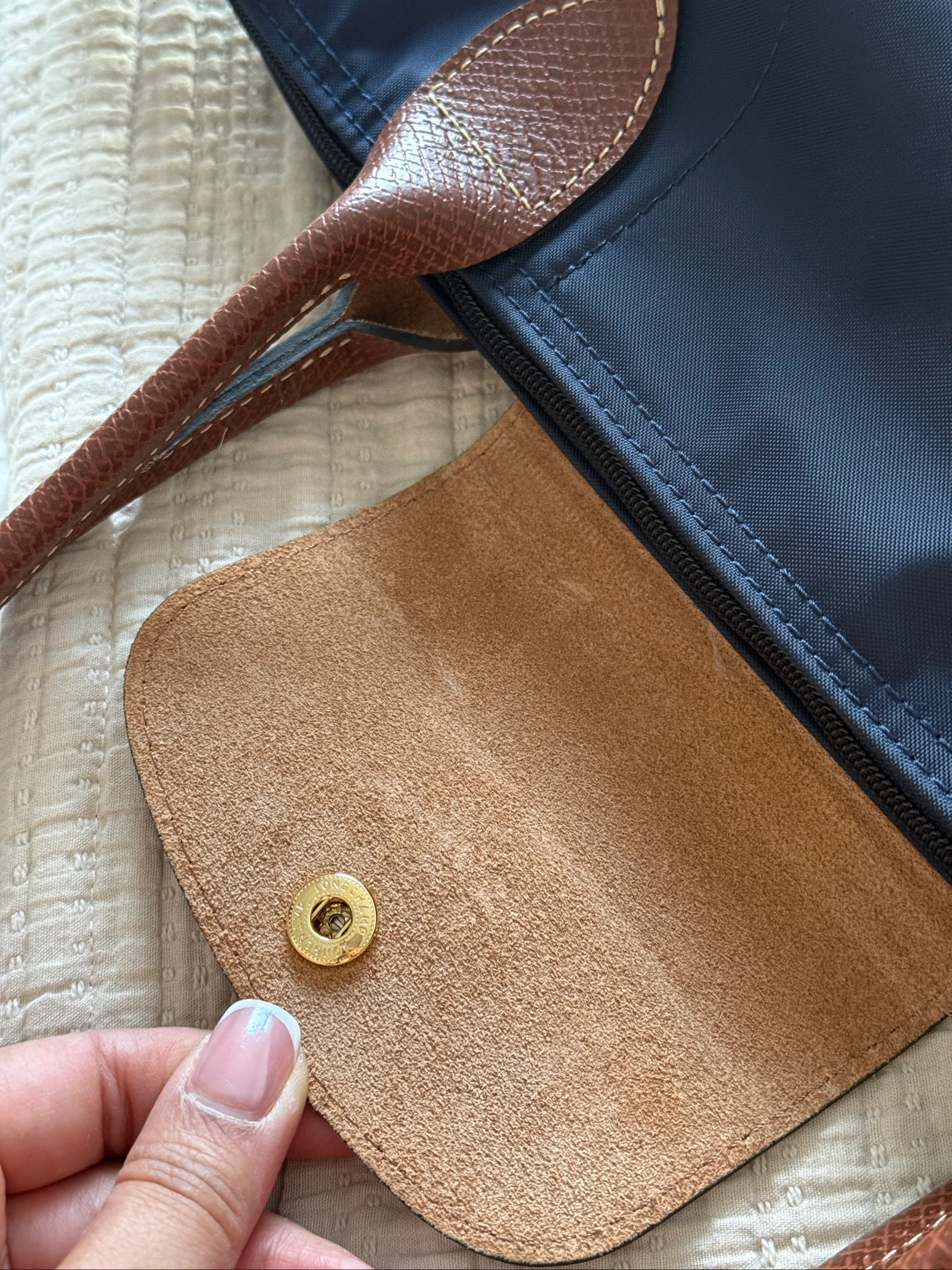 Longchamp Le Pliage Original M – Navy blue – photo 7